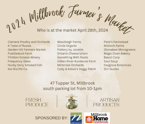 2024 Millbrook Farmers' Market Vendors